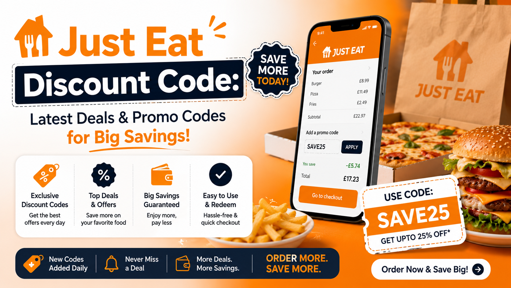 Just Eat discount code uk